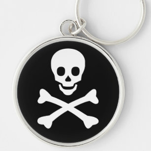 Skull and Crossbones Keychain