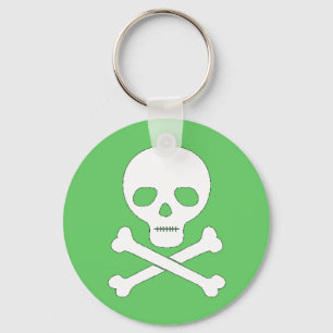 Skull and Crossbones Keychain