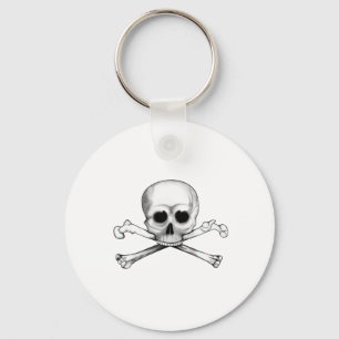 Skull and Crossbones Keychain
