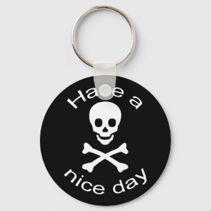 Skull and Crossbones Keychain