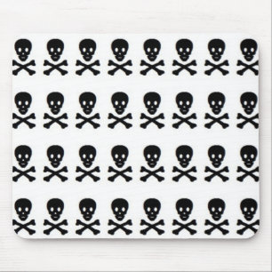 SKULL AND CROSSBONES MOUSE PAD