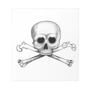 Skull and Crossbones Notepad