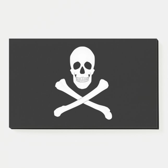 Skull and Crossbones (Pirate Flag) Post-it Notes (Front)