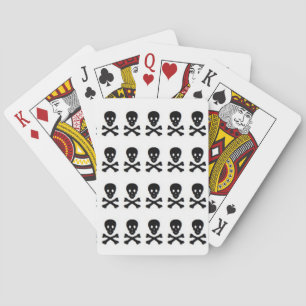 SKULL  AND CROSSBONES PLAYING CARDS