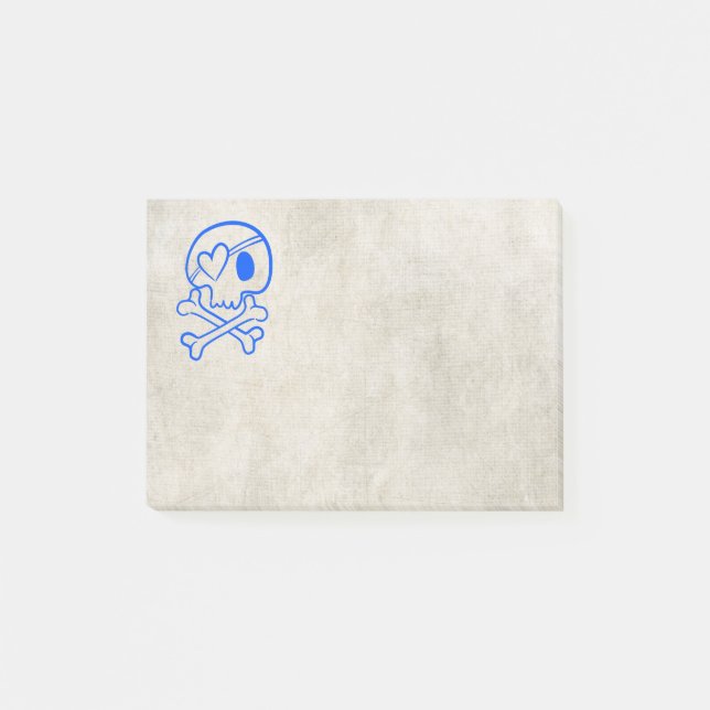 Skull and Crossbones Post-it Notes (Front)