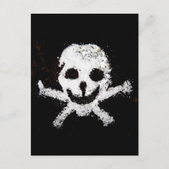 Skull and Crossbones Postcard (Front)