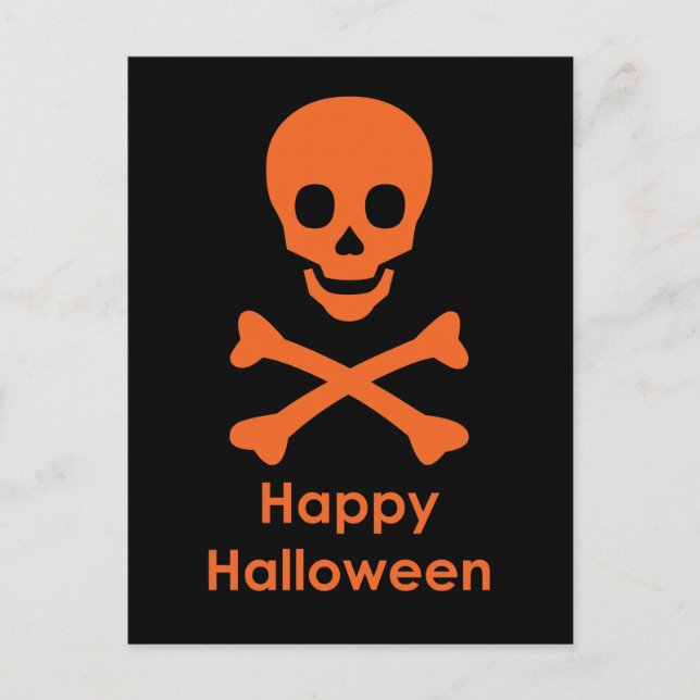 Skull and Crossbones Postcard (Front)