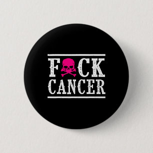 Skull And Crossbones Skeleton Breast Cancer 2 Inch Round Button