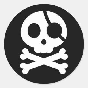 Skull and Crossbones Sticker