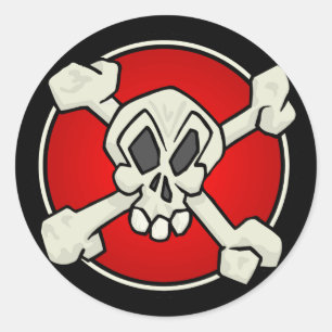Skull and Crossbones Sticker