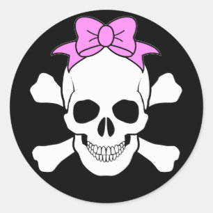 SKULL AND CROSSBONES STICKER