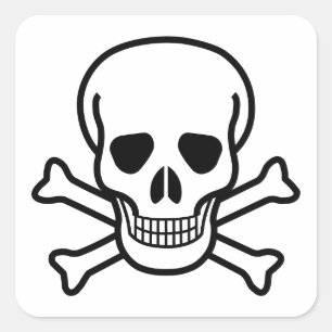 Skull and Crossbones Sticker