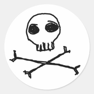 Skull and Crossbones Stickers