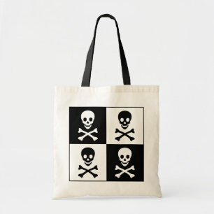 Skull and Crossbones Tote Bag