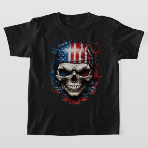 Skull and Flag 1 T-Shirt