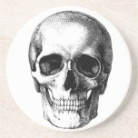 skull and full moon scary coaster<br><div class="desc">skull and full moon.Customizable background colour and size. You can add text! all products available in store</div>