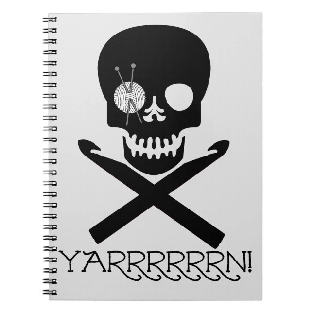 Skull and Hooks Notebook (Front)