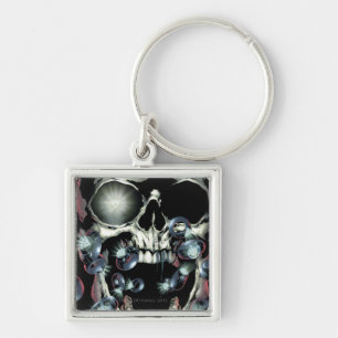 Skull and Rings - Colour Keychain