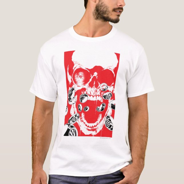 Skull and Rings - Red T-Shirt (Front)