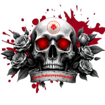 Skull and Roses Design