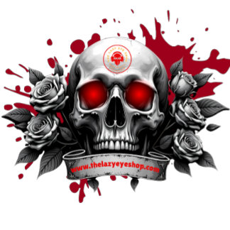 Skull and Roses Design T-Shirt