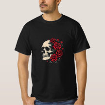 Skull and Roses Shirt – Gothic Art of Life & Death