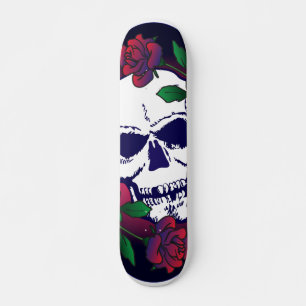 Skull and Roses Skateboard