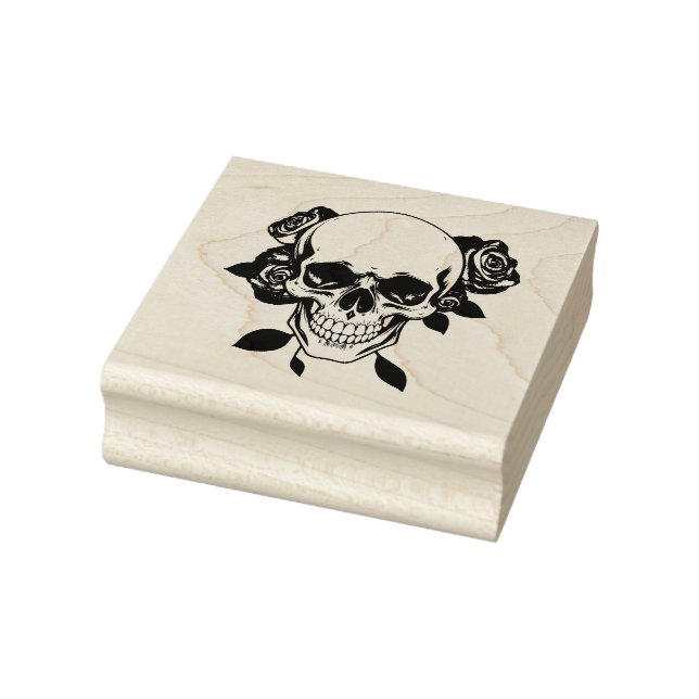 Skull and Roses Stamp (Stamp)