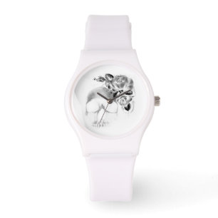 Skull and roses watch