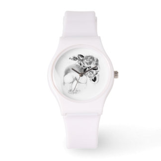 Skull and roses watch