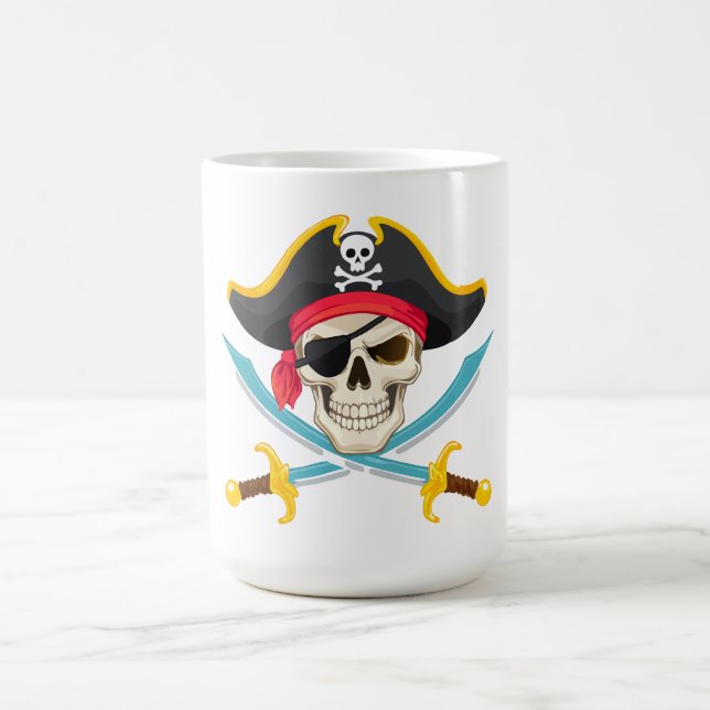 Skull and sabers coffee mug (Center)