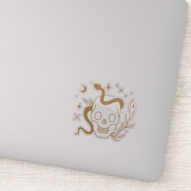 Skull and snake (Detail)