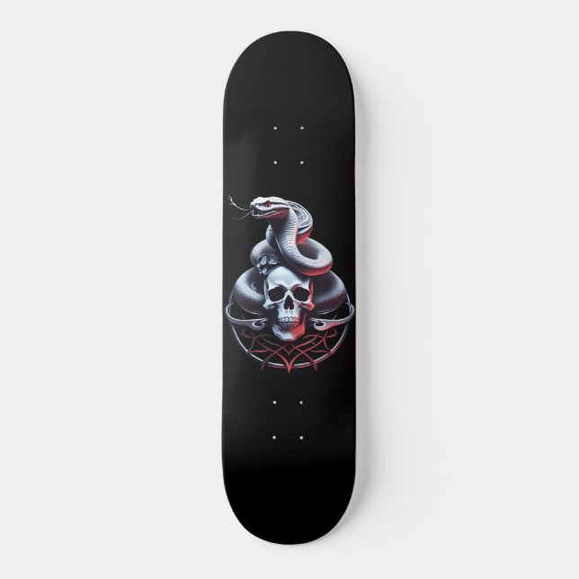 Skull And Snake Gothique Skateboard (Recto)