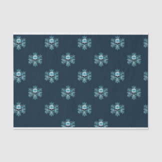 Skull and Snowflake Christmas Tissue Paper