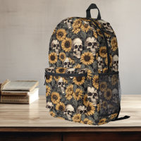 Skull and Sunflower pattern