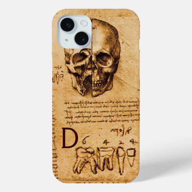 SKULL AND TEETH ,DENTAL CLINIC ,DENTIST MONOGRAM Case-Mate iPhone CASE (Back)