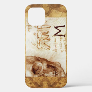 SKULL AND TEETH ,DENTAL CLINIC ,DENTIST MONOGRAM iPhone 12 CASE