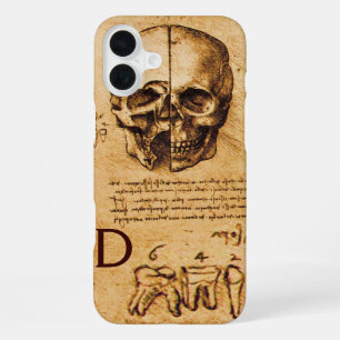 SKULL AND TEETH ,DENTAL CLINIC ,DENTIST MONOGRAM iPhone 16 PLUS CASE