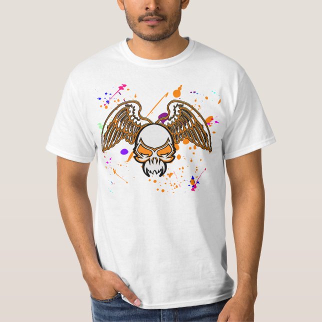Skull and Wings T-Shirt (Front)