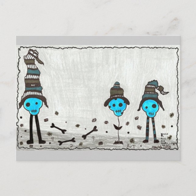 SKuLL ArT - Customized Postcard (Front)