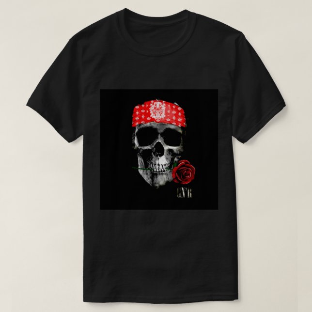 Skull art  Guns N roses Popular     T-Shirt (Design Front)
