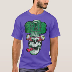 Skull Art Match Pine Green Match Tees T-Shirt