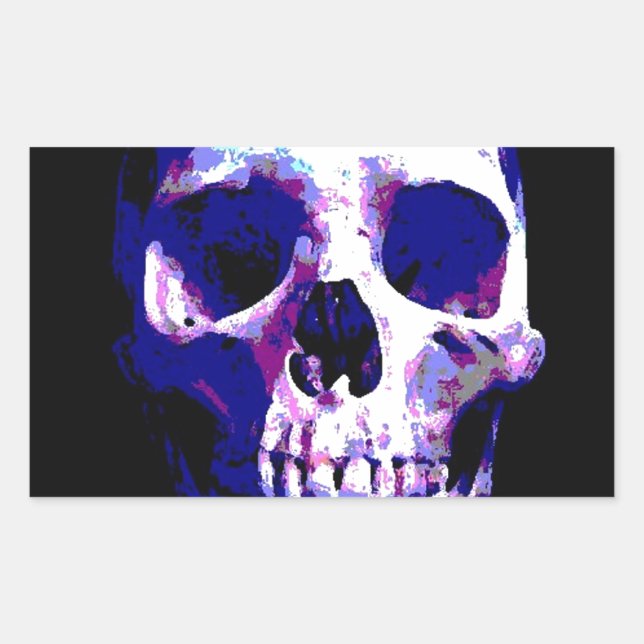 Skull Artwork Sticker (Front)