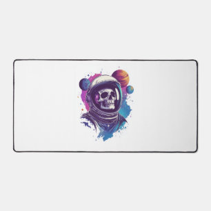 Skull Astronaut Explorer Desk Mat