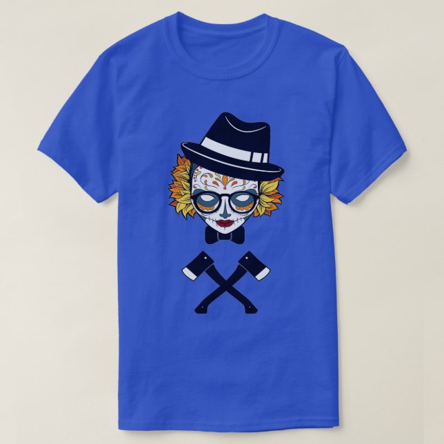 Skull Axe 10 T-Shirt (Design Front)