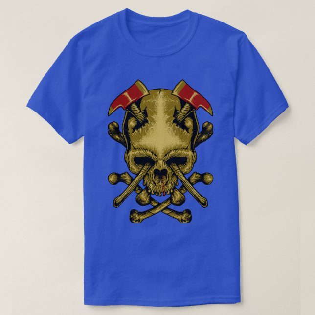 Skull Axe 5 T-Shirt (Design Front)