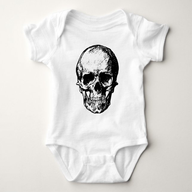 Skull Baby Bodysuit (Front)