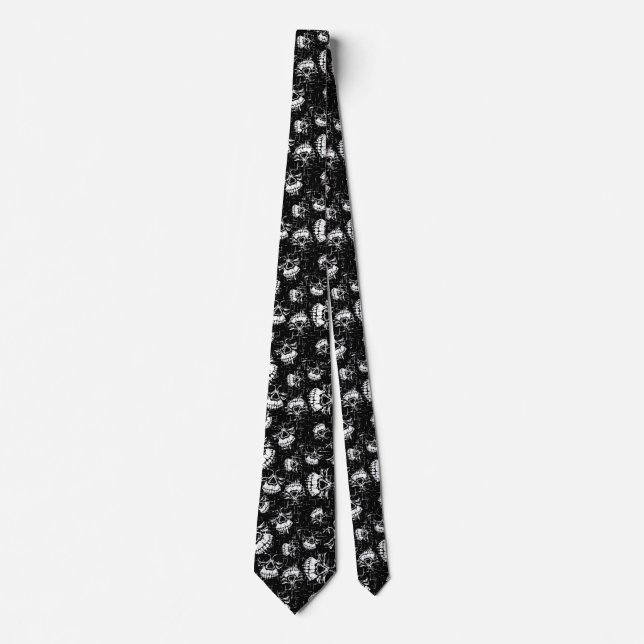 skull background tie (Front)
