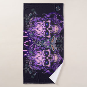 Skull  bath towel