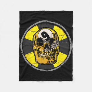 Skull Billiards Snooker Billiard 9 Ll Player Cue S Fleece Blanket